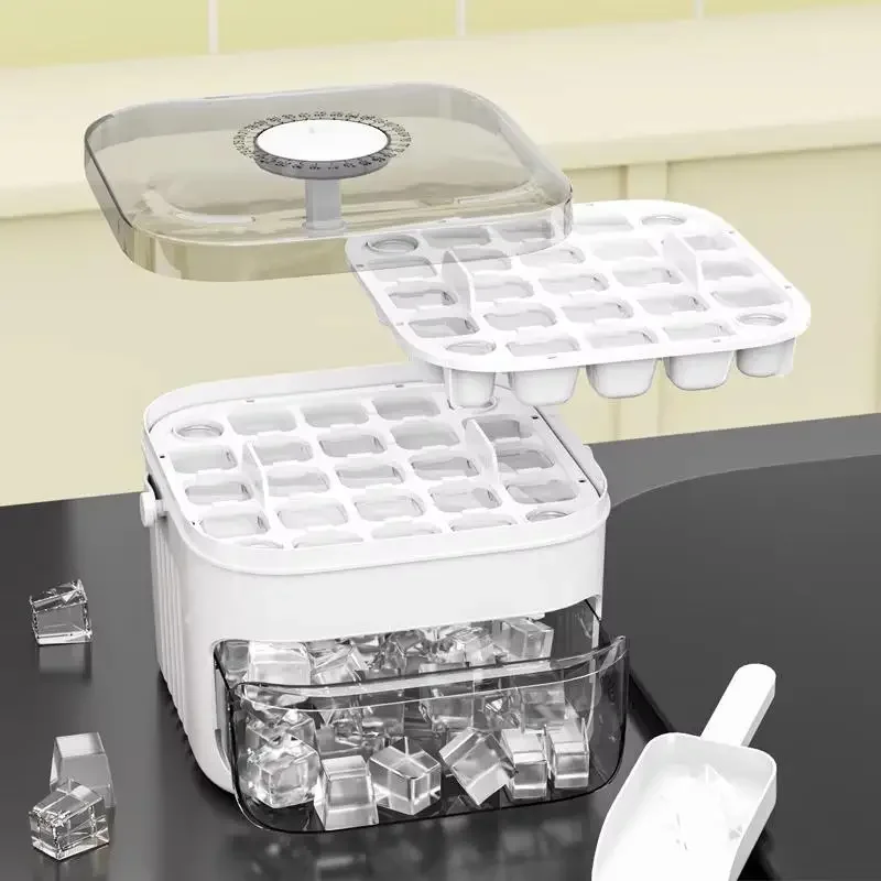 Home Improvement Mall - Cube Ice Maker with Easy Press