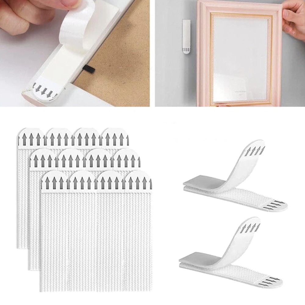 Tape Double Sided Strips Adhes - Picture Hanging Strip ulasan dan harga