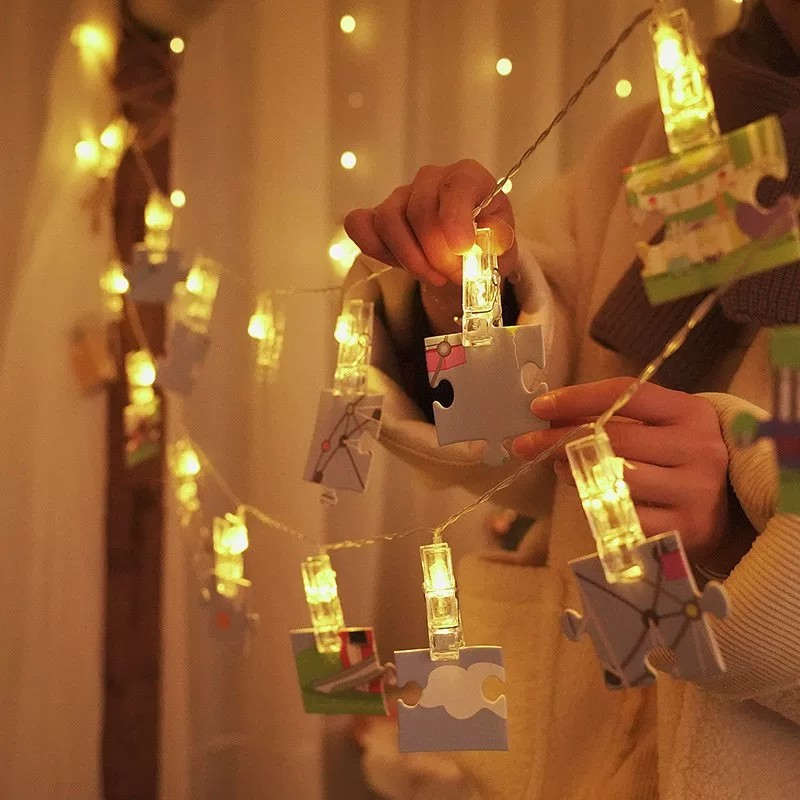 1.5/3/6/10m LED Photo Clip Str - Picture Hanging Strip ulasan dan harga