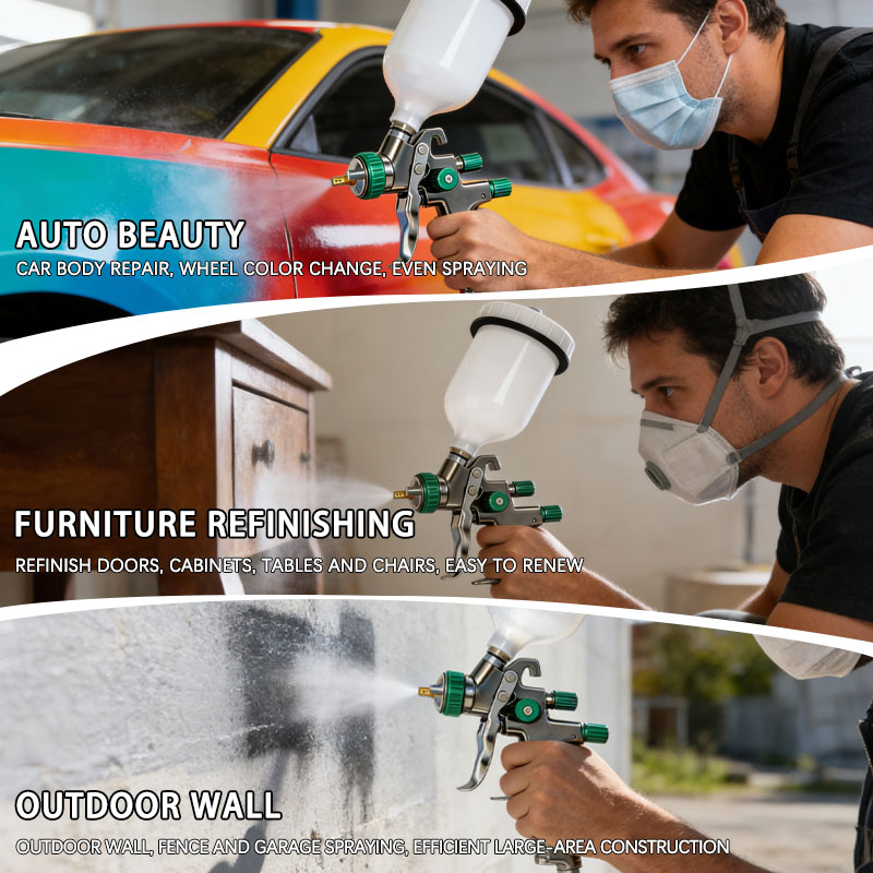Pneumatic Air Spray Gun High A - Home Improvement Sales ulasan dan harga