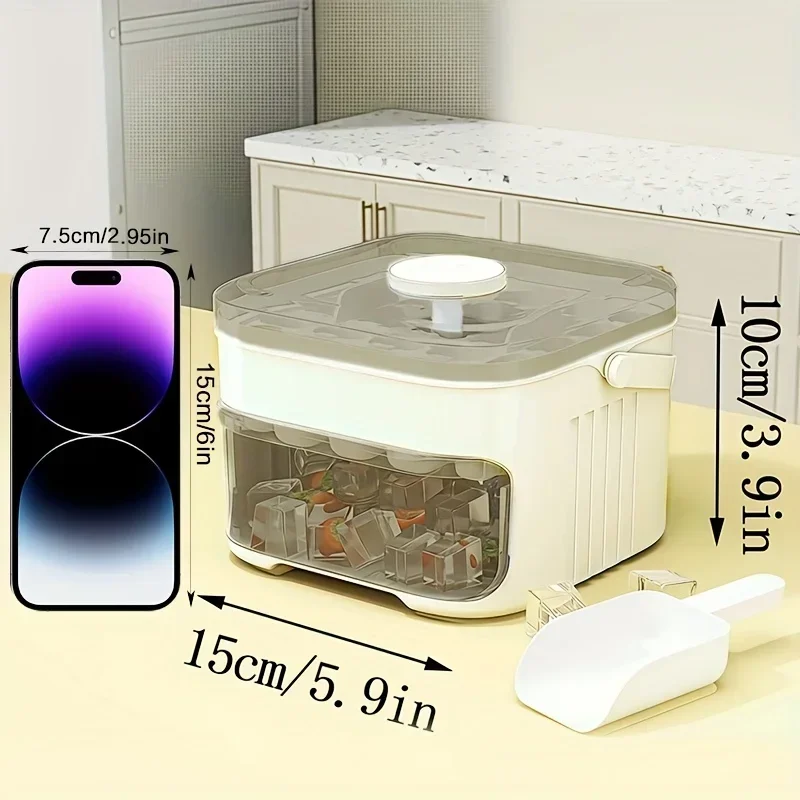 Cube Ice Maker with Easy Press - Home Improvement Mall ulasan dan harga